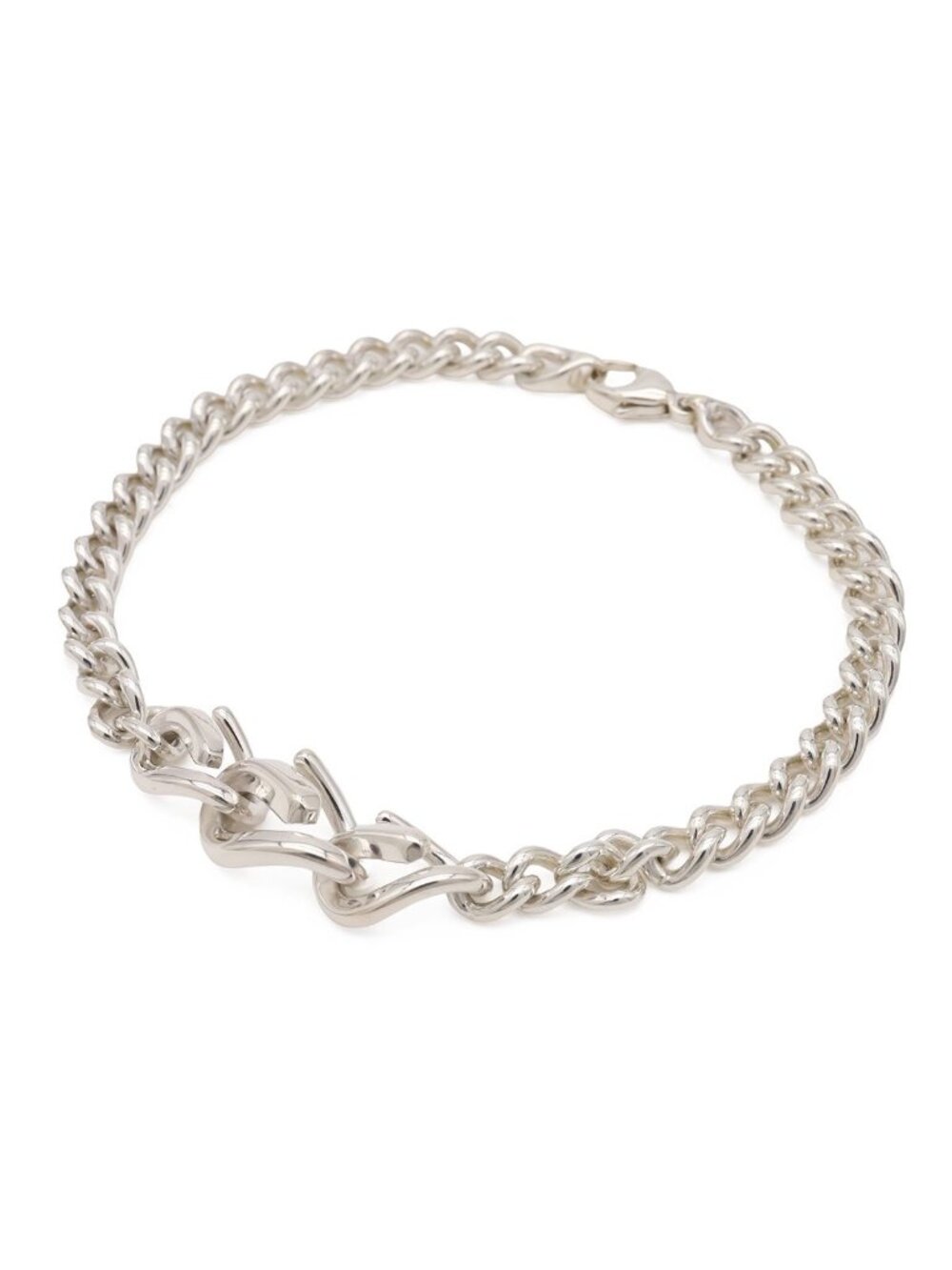 Tiffany & Co Forge Link Bracelet Chain Silver